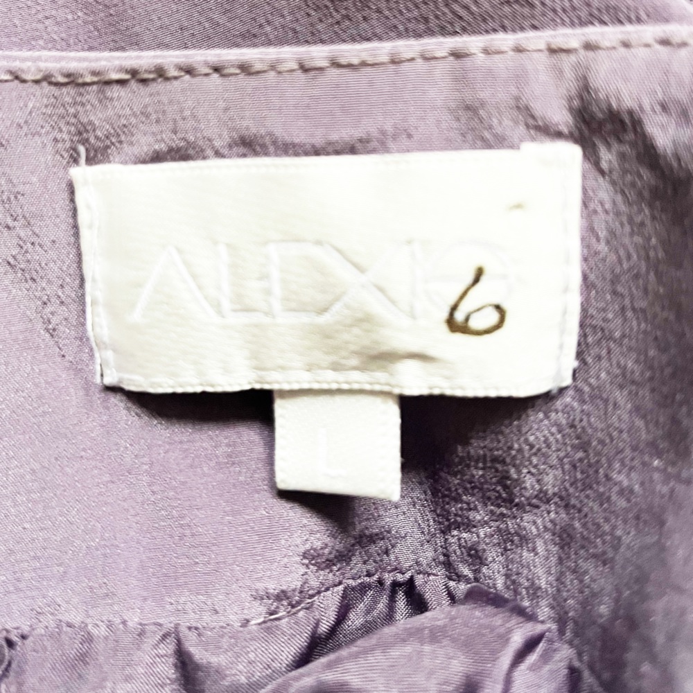 Alexis Bianca Silk Romper in Purple - Picture 3 of 3